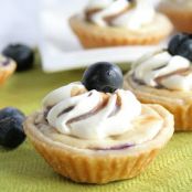 Grilled Blueberry Cheesecake Mini Pies