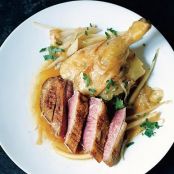 Braised Duck Legs and Sautéed Duck Breast