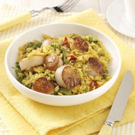 Meals (Curry Scallops & Rice)