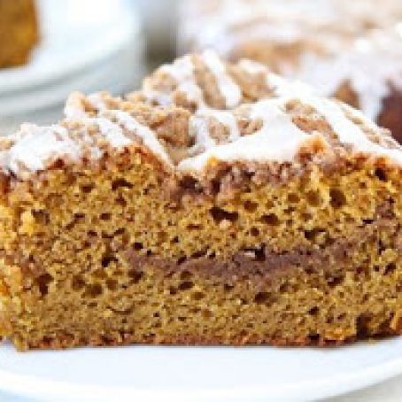 Pumpkin Cinnamon Streusel Coffee Cake