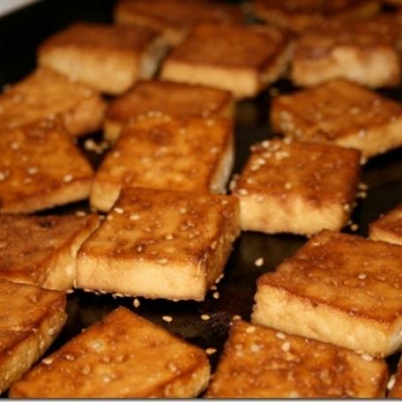 Tofu Marinated and Baked
