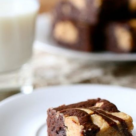 Peanut Butter Cheesecake Swirl Brownies