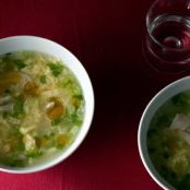 GINGER SCALLION EGG DROP SOUP