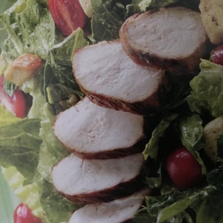 Grilled chicken Caesar salad