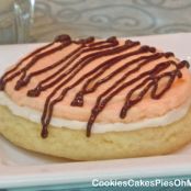 DOUBLE FROSTED ORANGE CREAMSICLE COOKIES