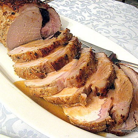 Pork Loin Stuffed with Prunes