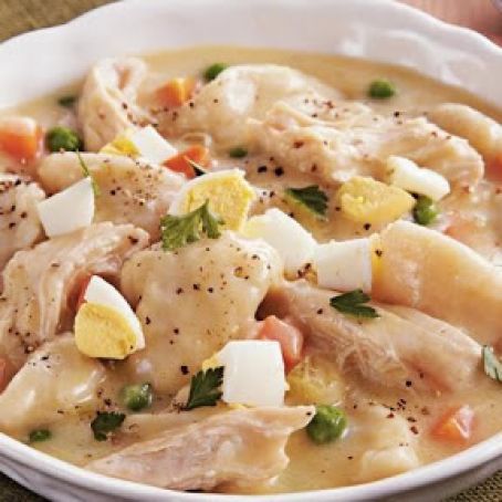 Slow-Cooker Chicken and Dumplings