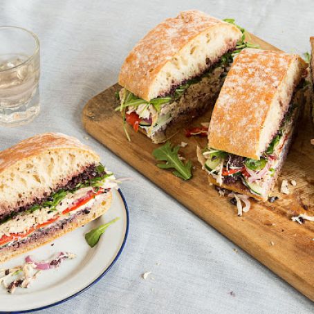 Roast Chicken with Olive Tapenade and Goat Cheese | SAVEUR