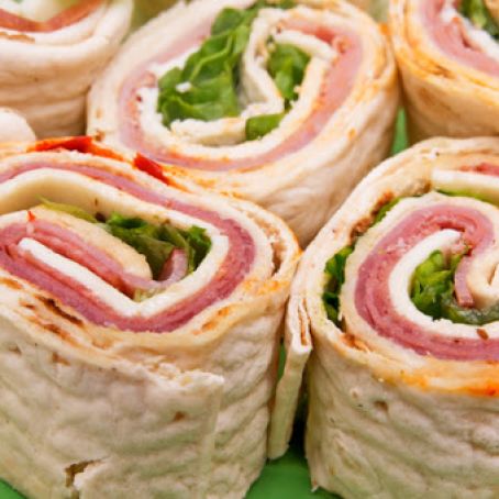 Oriental Smoked-Turkey Pinwheels