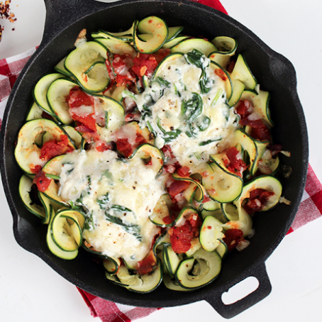 Deconstructed Manicotti Skillet with Zucchini Noodles