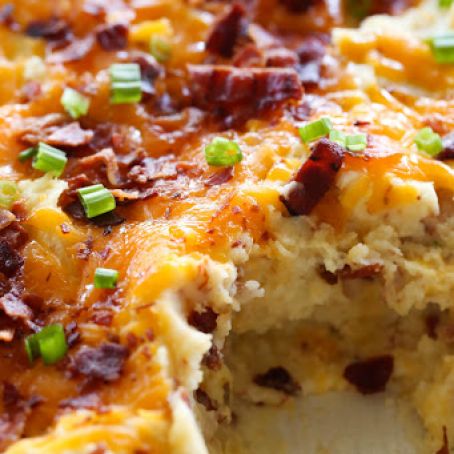 Loaded Mashed Potato Casserole
