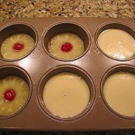 Mini Pineapple Upside Down Cakes