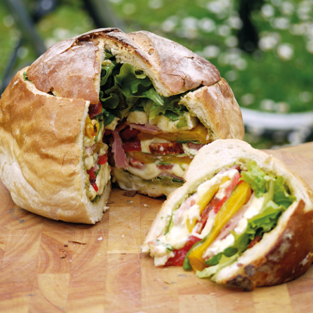 Italian Stuffed Picnic Loaf