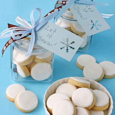 Snowball sugar cookies