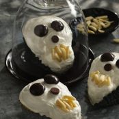 Halloween Skull Cupcakes