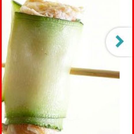 Smoked salmon roll ups