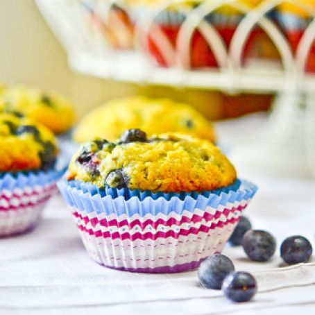 Banana Blueberry Muffins