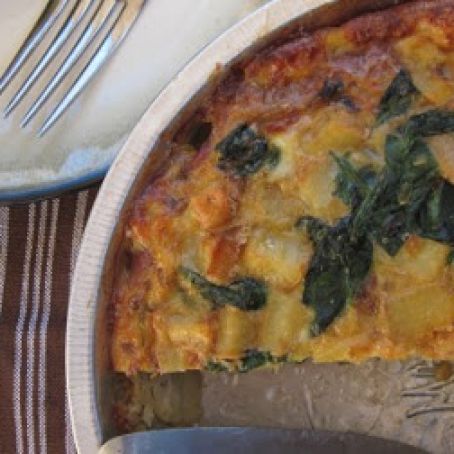Meat Crust Quiche