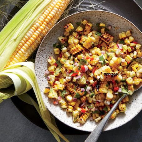 Grilled Corn Salsa