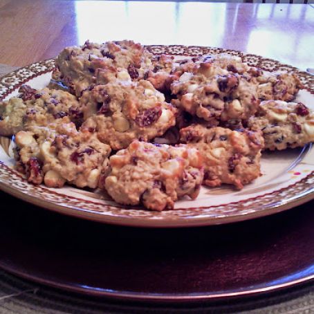 Oatmeal Cranberry White Chocolate Chunk Cookies