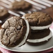 Double Chocolate Sandwich Cookies