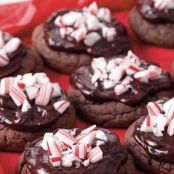 Cake Mix Fudgy Peppermint Cookies