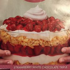 Strawberry White Chocolate Trifle