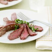 FLANK STEAK WITH CHIMICHURRI SAUCE