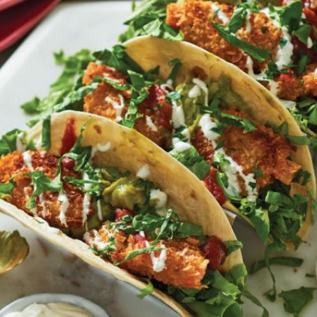 Crispy Coconut Shrimp Tacos