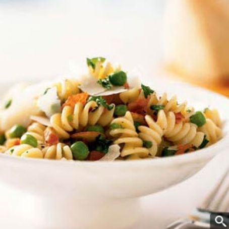 Pasta with Prosciutto and Peas
