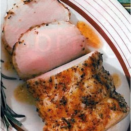 Orage-Rosemary Glazed Pork Roast
