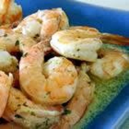 Shrimp Scampi Bake