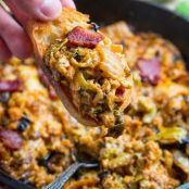 Hot Cheesy Roasted Brussels Sprout Dip