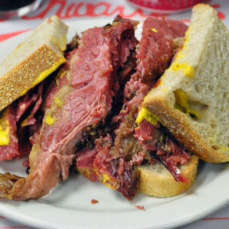 MEAT - Montreal Smoked Meat on Rye Bread