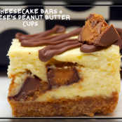 Peanut Butter Cup Cheesecake Bars
