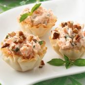 Mini Smoked Salmon Cheese Cups
