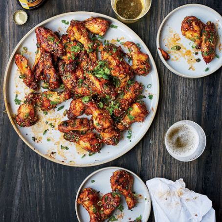 Wings: Sticky Baked  Chicken Wings