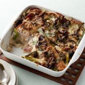 Cheddar, Ham and Egg Casserole