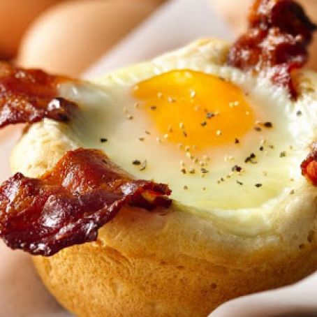 Bacon and Egg Savory Cupcakes