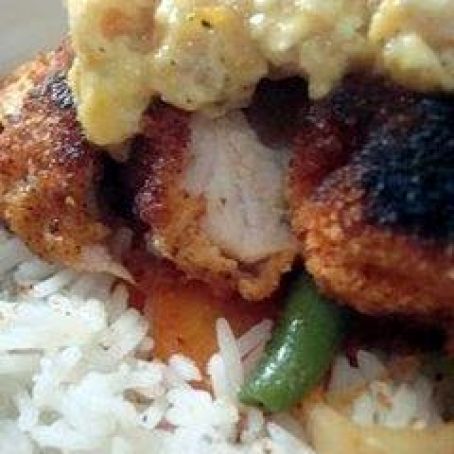 Chicken Cutlet with Egg Sauce