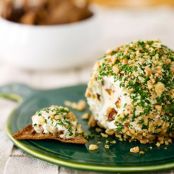 Date, Walnut, and Blue Cheese Ball