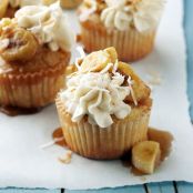 Island Bananas Foster Cupcakes