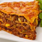 Beef Enchilada Pie, Healthified