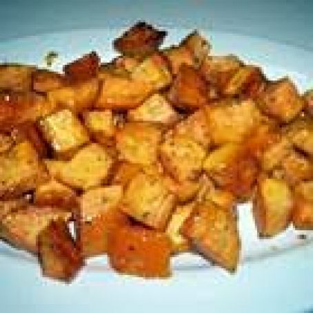 Honey and Rosmary Sweet Potatoes