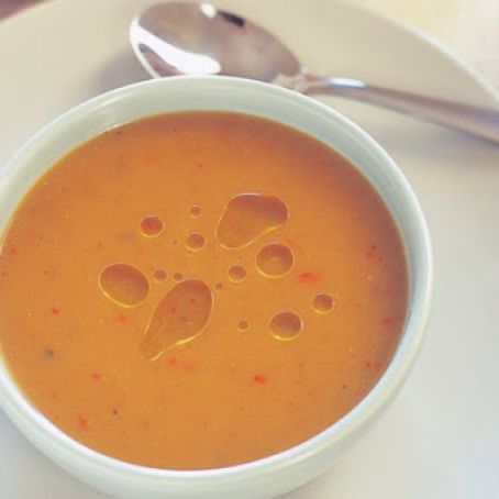 Roasted pumpkin soup