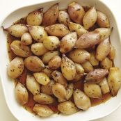 Roasted Shallots with Sweet-and-Sour Sauce