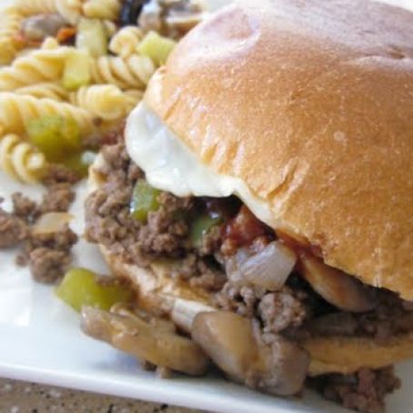 Philly Cheesesteak Sloppy Joes