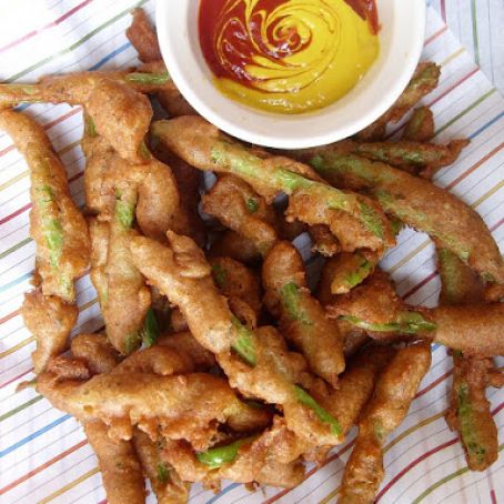 Vegan Beer-Battered Green Beans