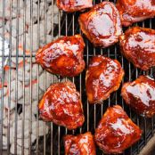 Barbecued Chicken Thighs