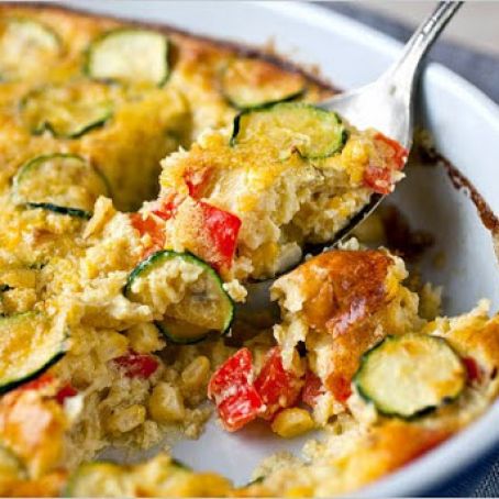 CORN & VEGETABLE GRATIN w/CUMIN